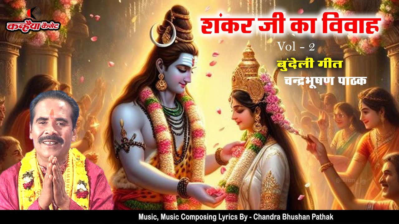 शंकर जी का विवाह Vol 2 बनरी है नादान उम्र वारी मात पिता की अजब लड़ैती | संगीतमय कथा | चंद्रभूषण पाठक