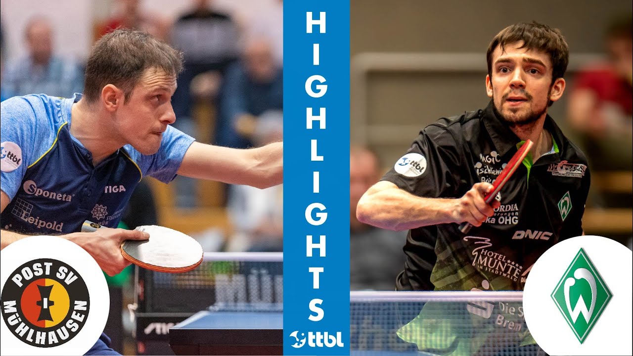 Mühlhausen vs. Bremen (TTBL Highlights) | Saison 2022/23