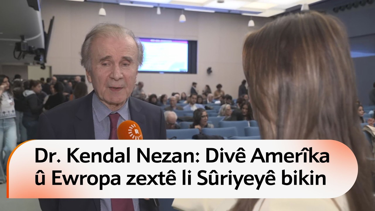 Dr. Kendal Nezan: Divê Amerîka û Ewropa zextê li Sûriyeyê bikin