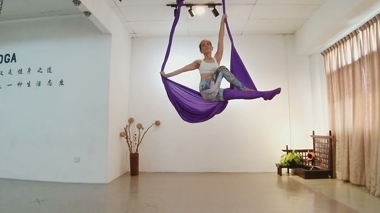 Aerial yoga aerial dance  空中瑜伽 空瑜舞韵 蝴蝶花式