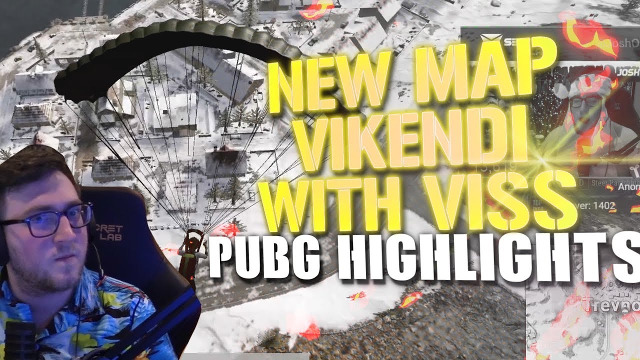 Getting wins on the NEW SNOW MAP Vikendi on PUBG - Duos with TSMVISS