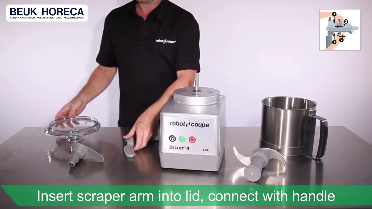 Robot Coupe Blixer 4 Montage & Gebruik - Beuk horeca