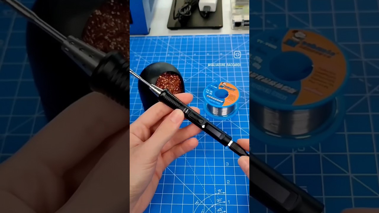 Soldering iron TS80P #electronics #soldering #pcb #pcba #solderingiron #engineering #maker