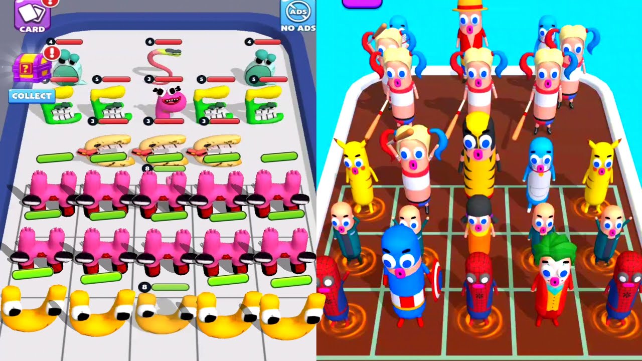 Alphabet Combine Merge Master Vs Merge Master Monster Run 3D, Number Lore, Alphabet Lore ⭐⭐⭐ abcdefg