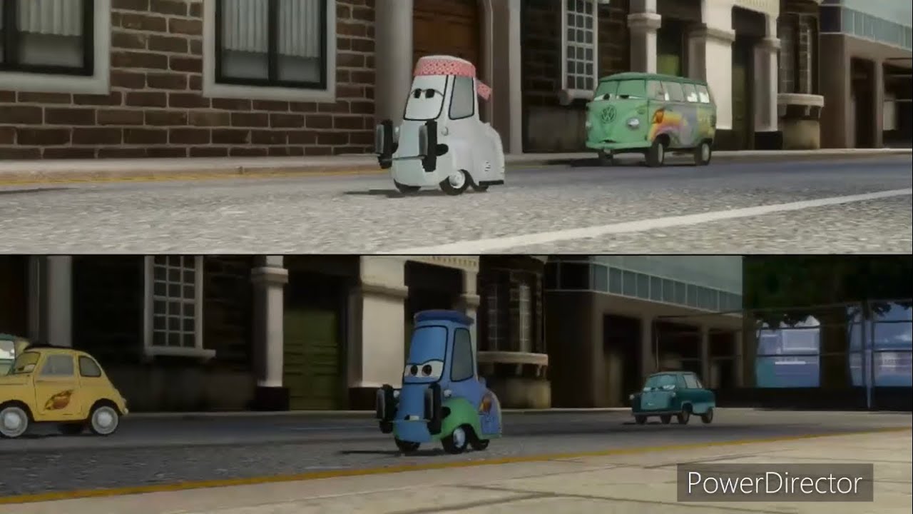 Cars 2 the video game #41 |Battle Race| Guido Vs Daisu Tsashimi |Hyde tour|