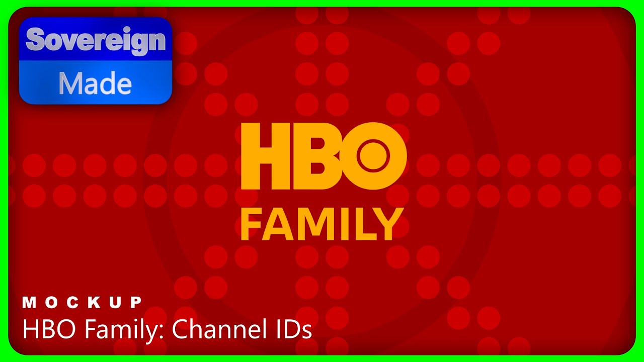 Семейный брендинг HBO (2025) — идентификаторы каналов | Макет | SovereignMade