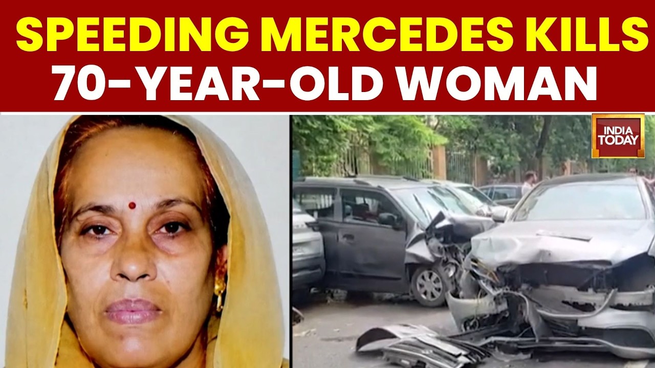 Delhi Horror Crash: Speeding Mercedes Collides With WagonR, 70-Year-Old Woman Killed | India Today