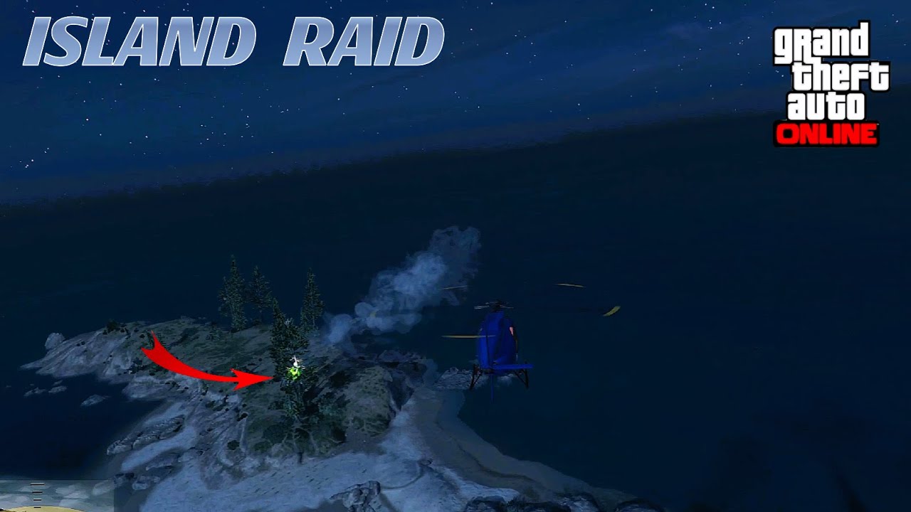 GTA Online 17th Video – Searching Animal Materials on Island & Delivering to Hangar by Helicopter