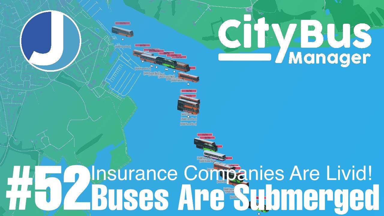 Наши автобусы в море! | City Bus Manager | Эпизод 52