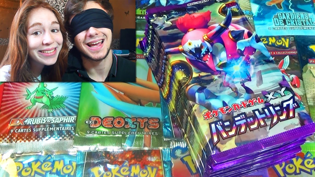 Ouverture de Boosters Pokémon à L'AVEUGLE ! #4 Ouverture de 20 Boosters Pokémon XY BANDIT RING !