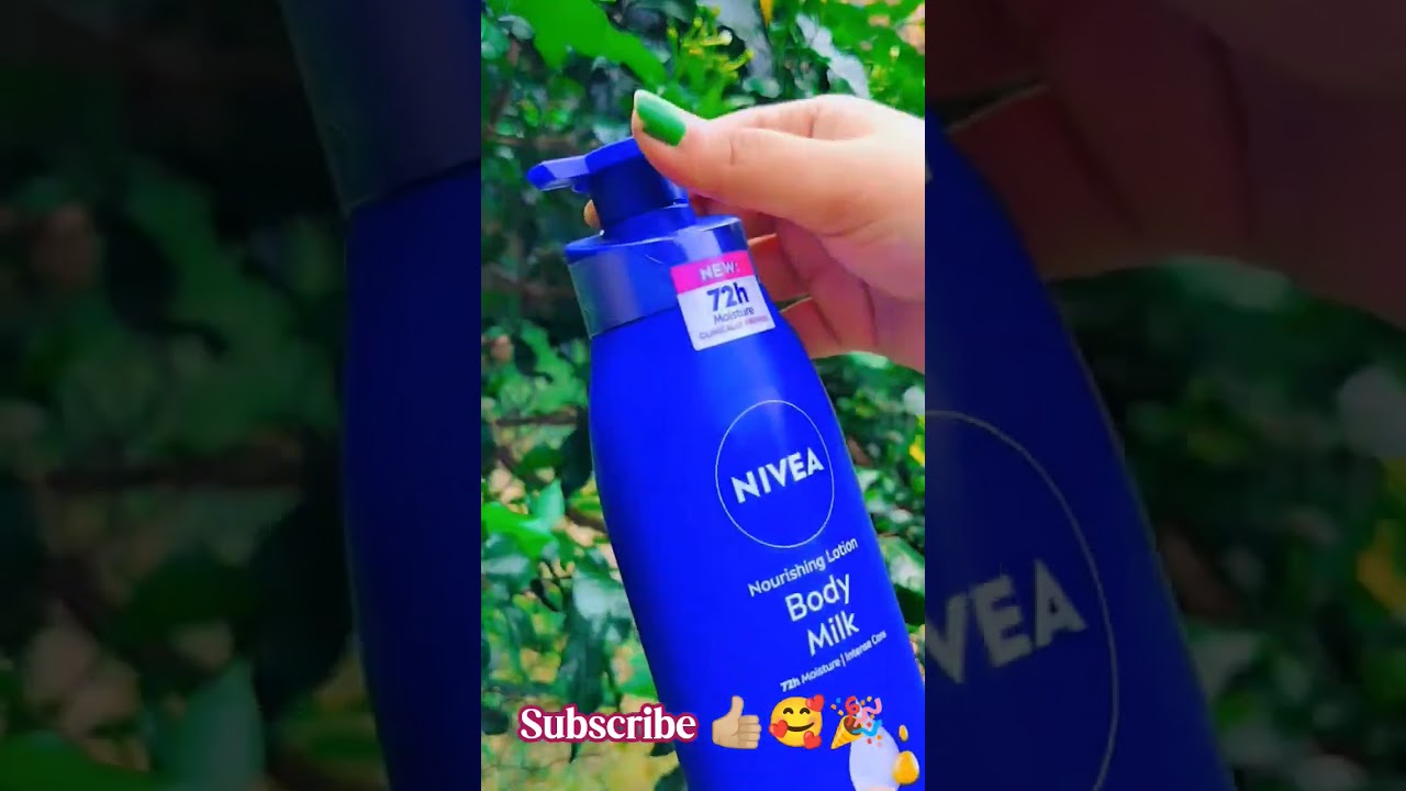 Nivea Body Milk Lotion || 72H Hydration with 100% Pure Hyaluronic Acid 💕 No Chip-Chip 🥰#nivea#lotion
