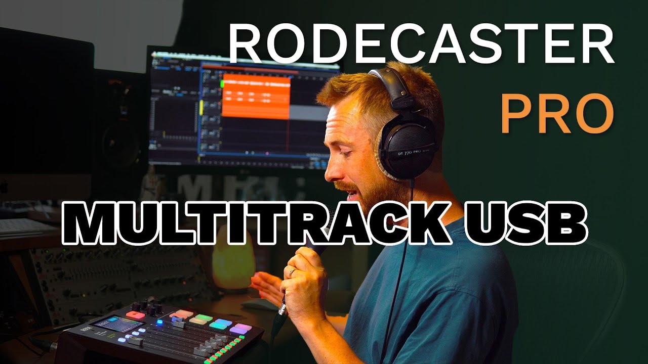 Учебное пособие и демонстрация многодорожечной записи Rodecaster Pro