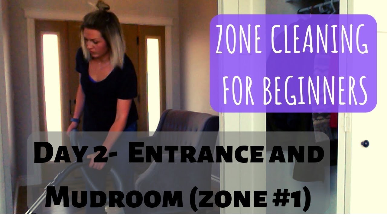 Day 2 - Entrance & Mudroom Clean with Me | FLYLADY ZONE 1