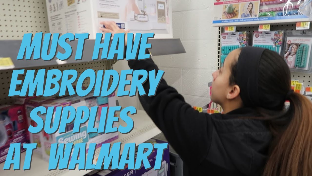 Supplies For Your Embroidery & Tutu Business You Can Buy at Walmart! Etsy Embroidery Business