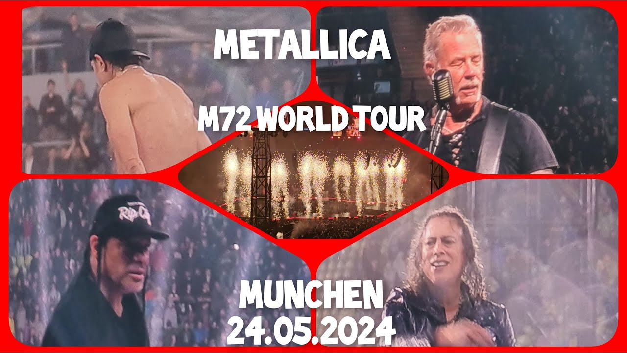 METALLICA M72 World Tour 24.05.24 Monachium Munchen  Full Cały Koncert DAY 1