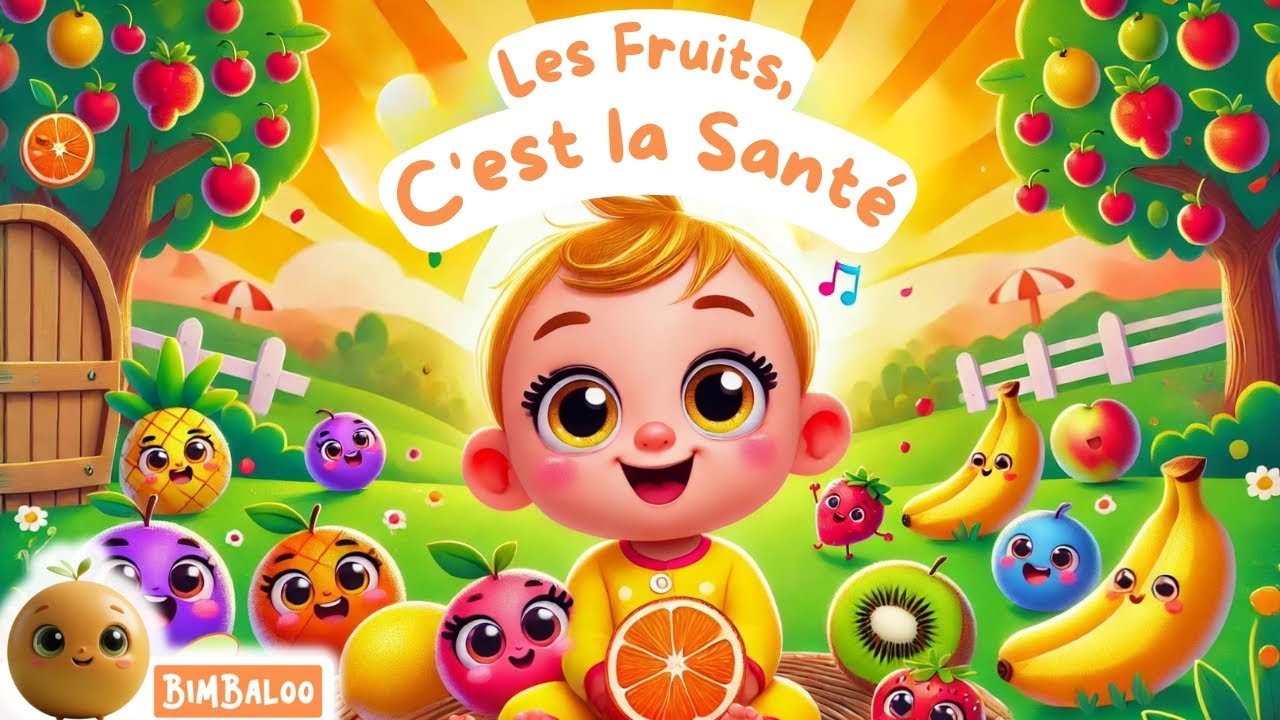 Les Fruits, C&rsquo;est la Sant&eacute; 🍎🍌 Chanson &Eacute;ducative pour Enfants | BIMBALOO