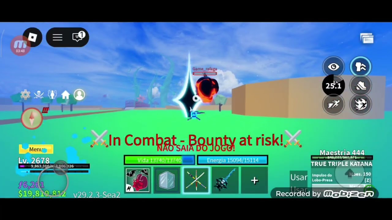 Mega pvp com o sharkizim da shopin 