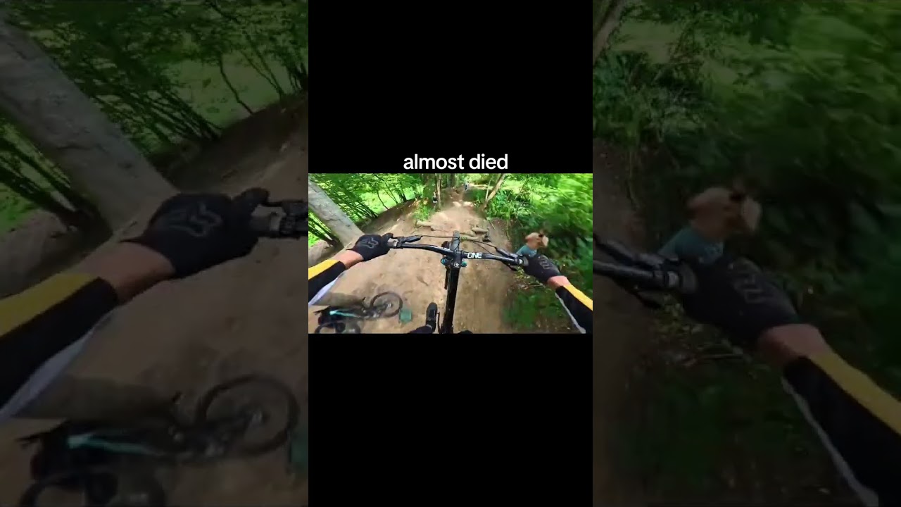 scariest moment of my life #mtbtricks #downhill #mtb #mtbsends #sendit #noballs