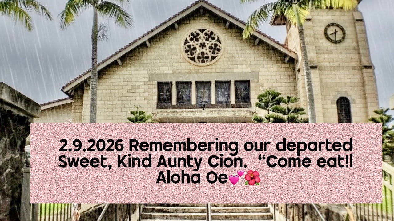 2.9.2026 The Diaz Pecpec Ohana traveled from near and far to bid a warm farewell to a matriarch🌺