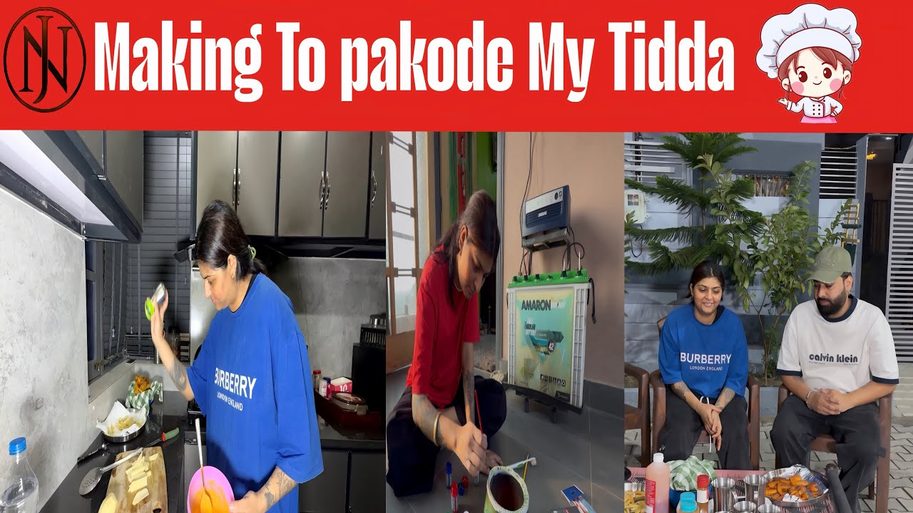 Making to Pakode My Tidda 👩‍🍳. ❤️🧿👌