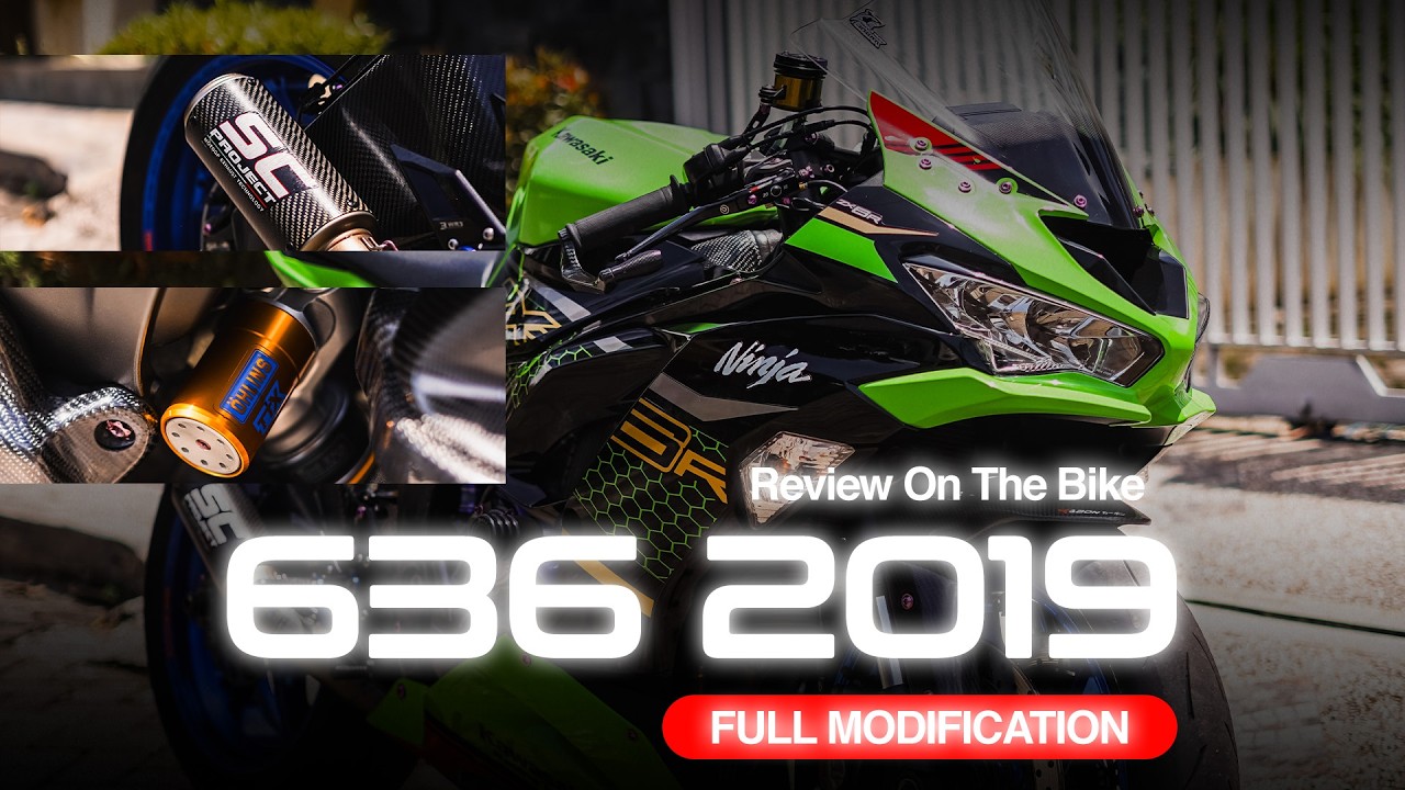 ZX6R 2019 Full Modif Review di Jalanan Malang | On The Bike POV 🔥