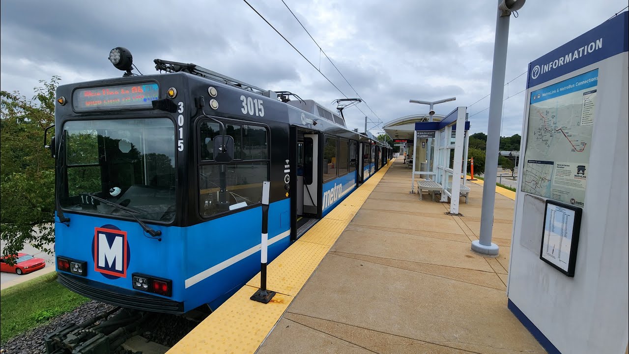 [4K] – Full Ride – St. Louis's BSDA MetroLink Blue Line – Eastbound – Shrewsbury – Fairview Heights
