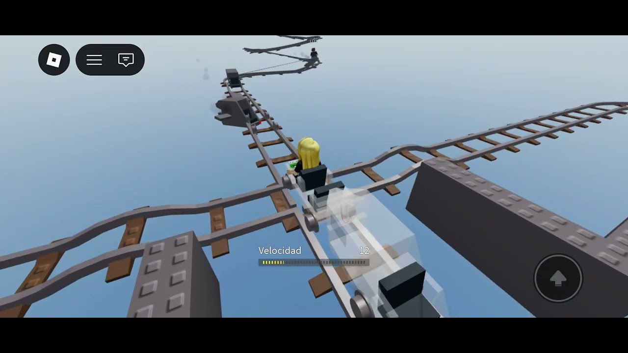 Yo manejando mi tren primera vez de trabajo