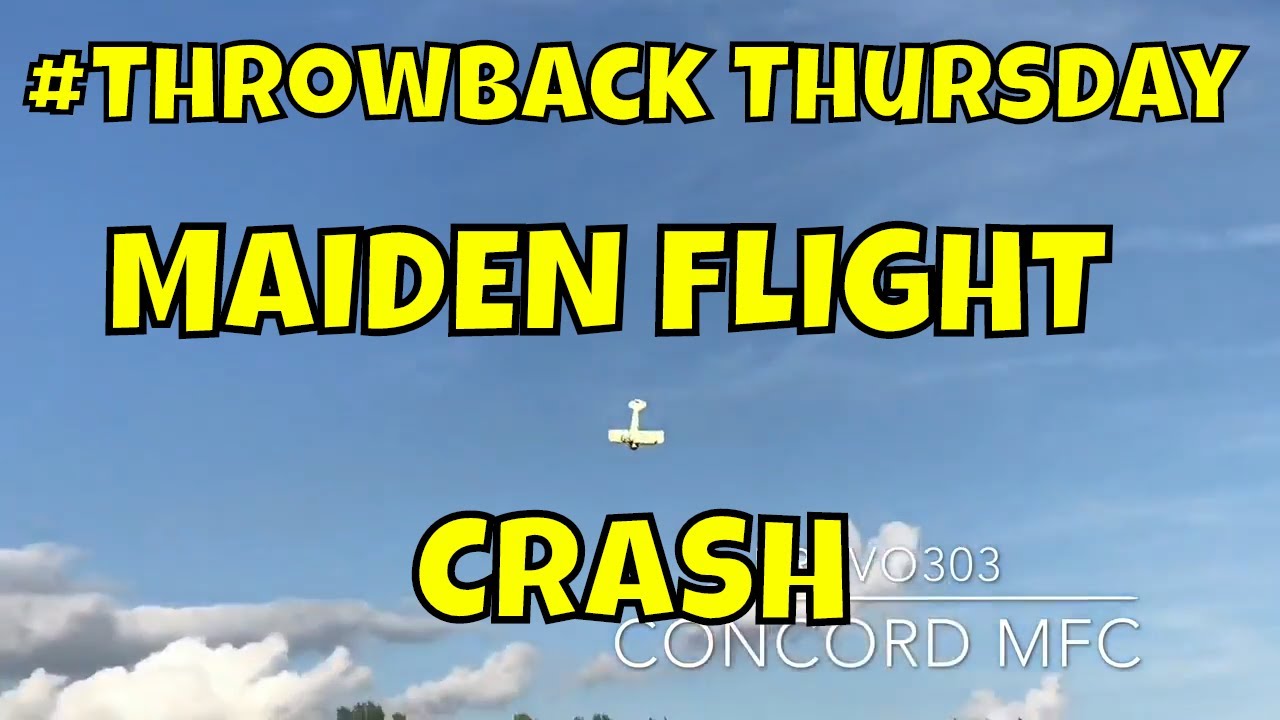 RC Maxford USA SPAD XIII Maiden Flight Crash #ThrowbackThursday