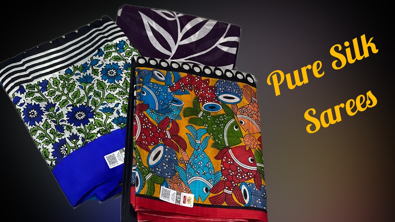 Pure Silk Sarees Collection Part 3 | Stunning Traditional Silk Sarees | Daaram Studio