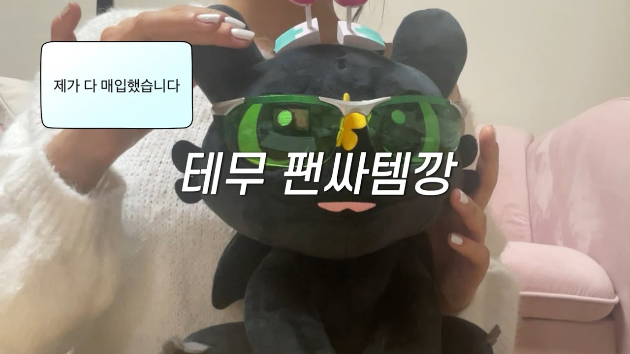 테무에서 산 팬싸템 후기