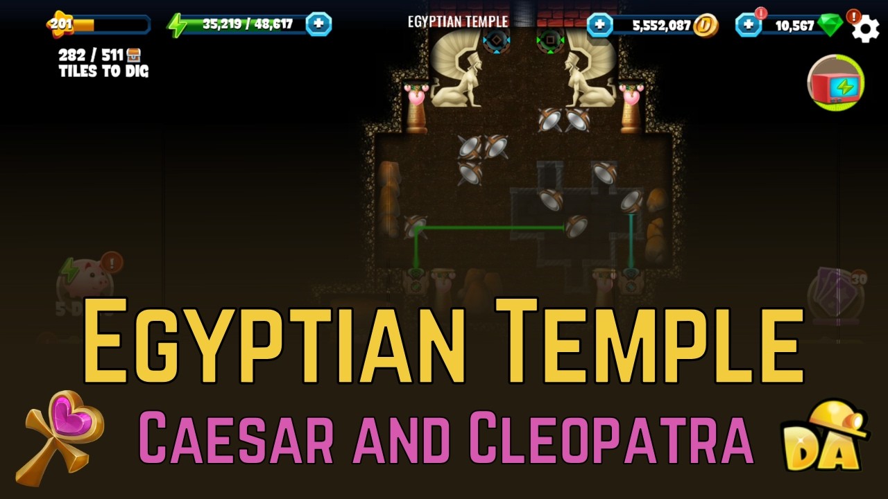 Egyptian Temple - #6 Caesar and Cleopatra - Diggy's Adventure