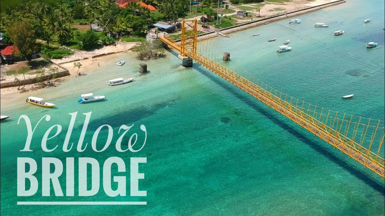 Yellow Bridge Nusa Lembongan Ceningan DJI Spark Drone Footage