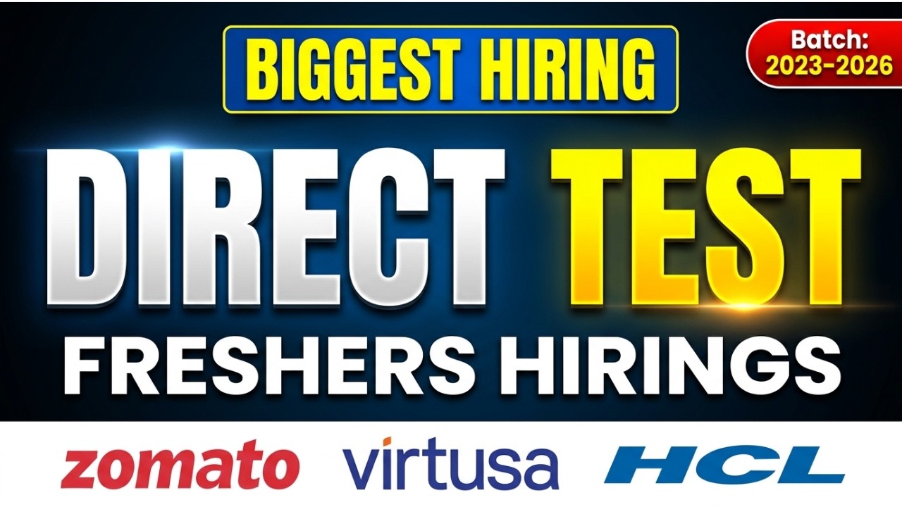 Direct test Trending Jobs for the week  Zomato, Morningstar, Wipro, HCL, Cisco Jobs  Apply Now