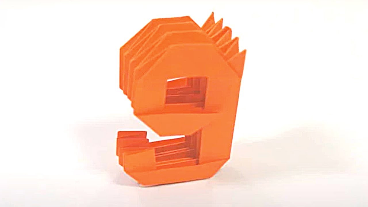 How to make an origami letter 'g' | Origami Tutorial