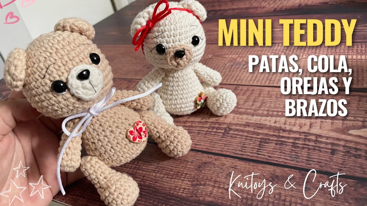 Osito Amigurumi 🧸 | Mini Teddy | Crochet Bear | Free Pattern - Parte 1