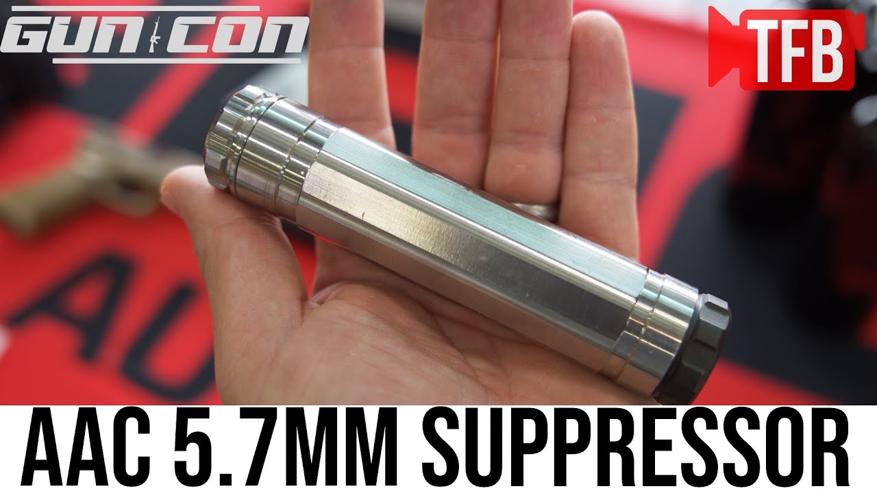 AAC's $450 Lightweight 5.7mm Suppressor: The Element 3 [GunCon 2023]