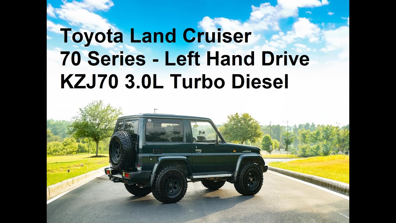 1994 Toyota Land Cruiser 70 Series KZJ70 1ZKT Turbo Diesel A/C Lifted For Sale Car Cave Aiken, SC