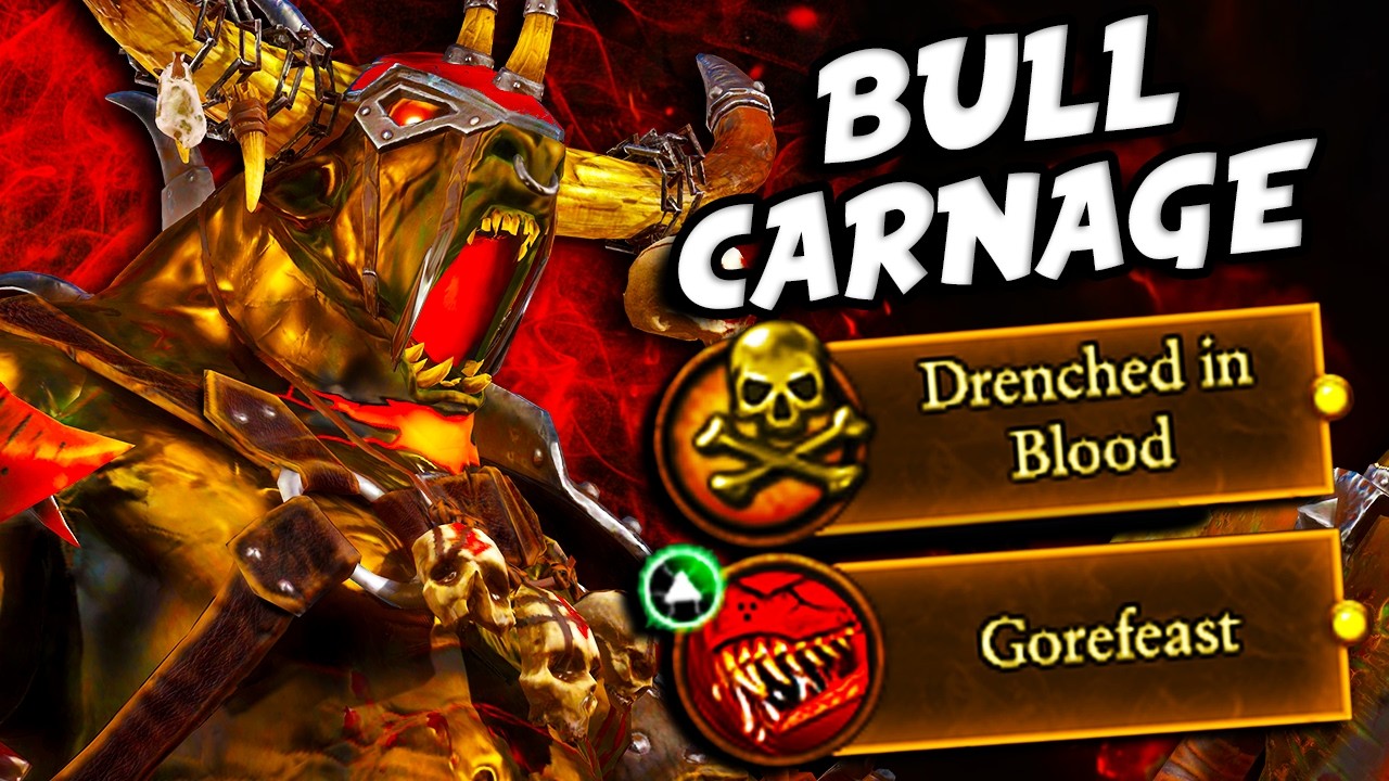 Turning Every Battle into Carnage as Taurox in Total War Warhammer 3
