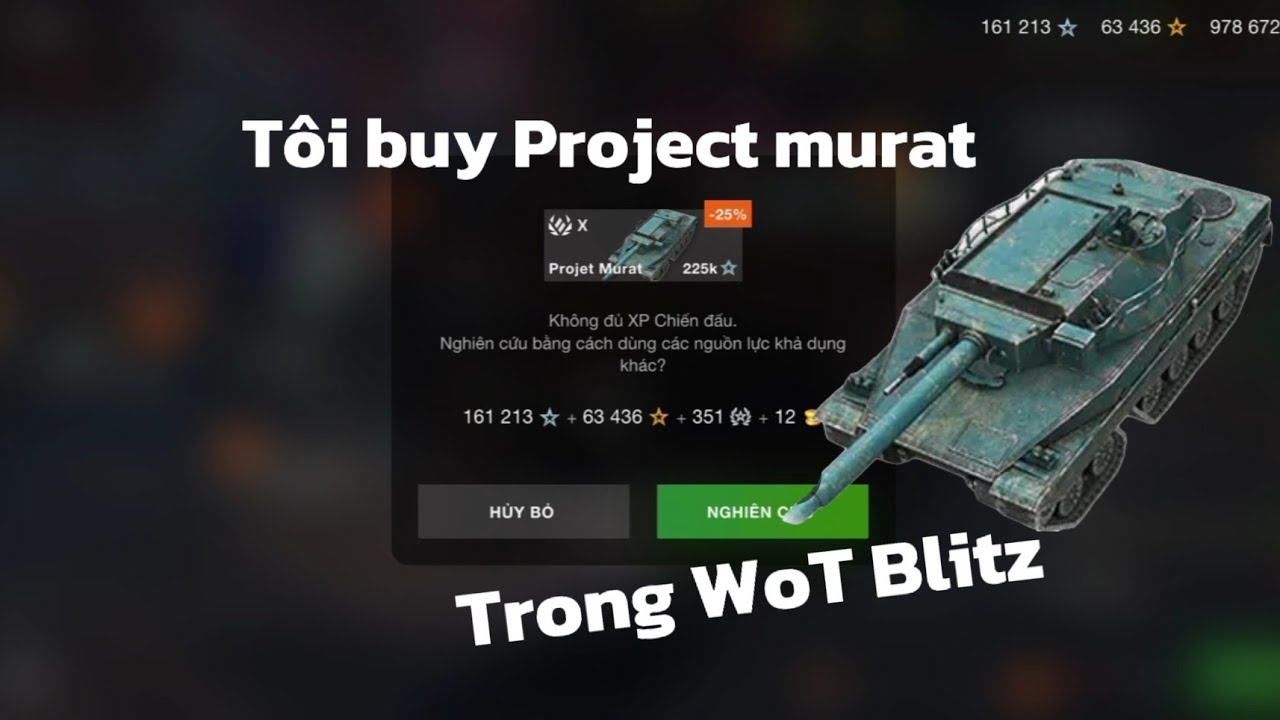 Tôi buy Project murat trong WoT Blitz (Tập 1) | Thành Rum DeFenDer|