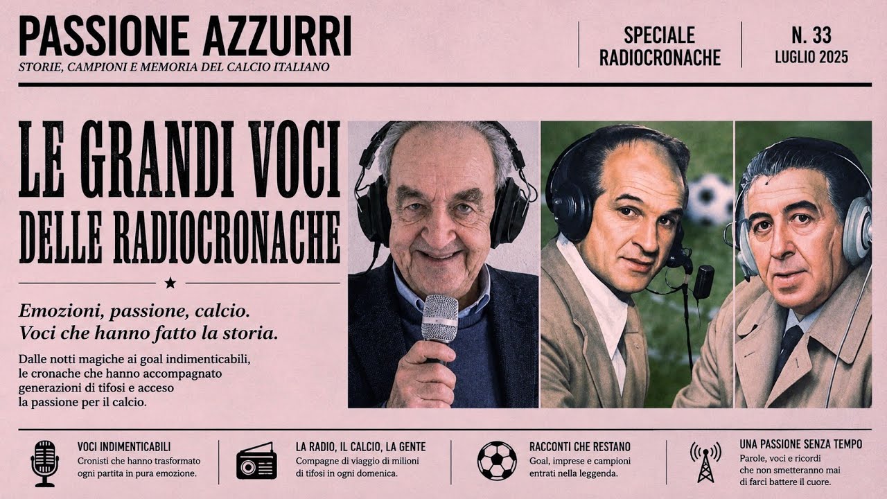 SANDRO CIOTTI, ENRICO AMERI & Co: il calcio raccontato con poesia e passione