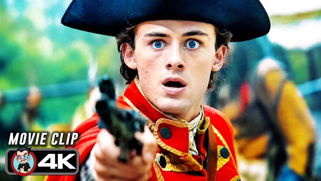 The French And Indian War Scene | YOUNG WASHINGTON (2026) Movie CLIP 4K