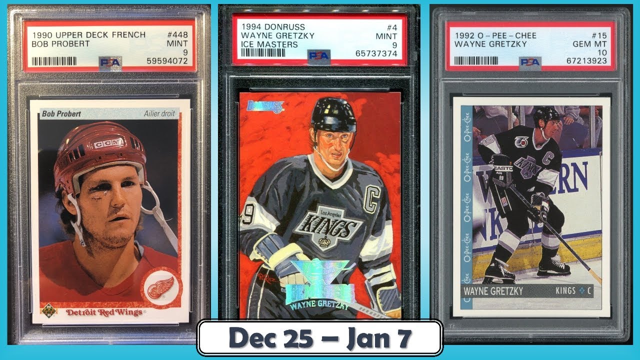 TOP 15 Highest Selling Hockey Cards from the Junk Wax Era on eBay | Dec 25 - Jan 7, Ep 96