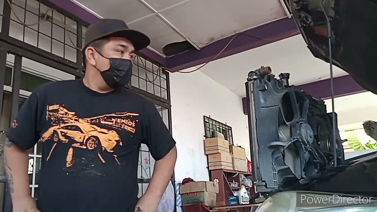 Honda city 2006 : nah nampak mcm senang kan pasang radiator baru..ada cara lg senang lg ba pasang