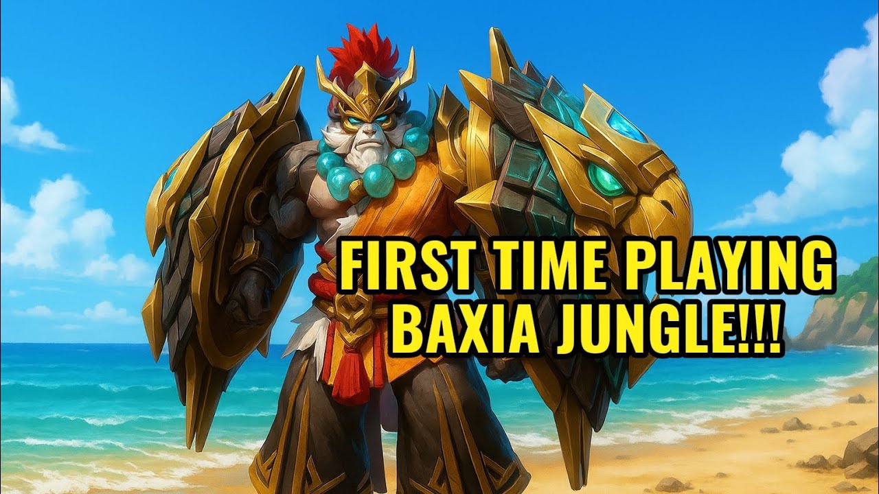 First Time Playing Baxia Jungle!!! Baxia Gameplay Mobile Legends: Bang Bang 