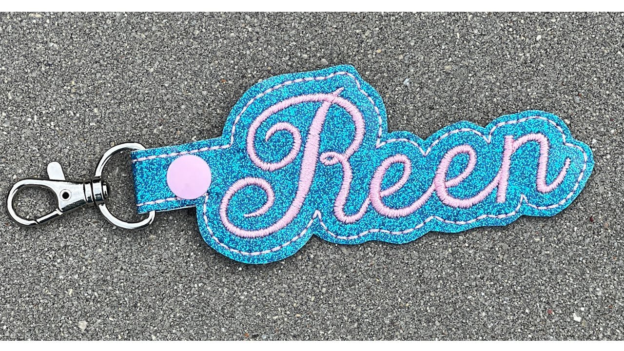 Embroidery Garden In the Hoop Designer Software - Creating a Custom Name Keychain