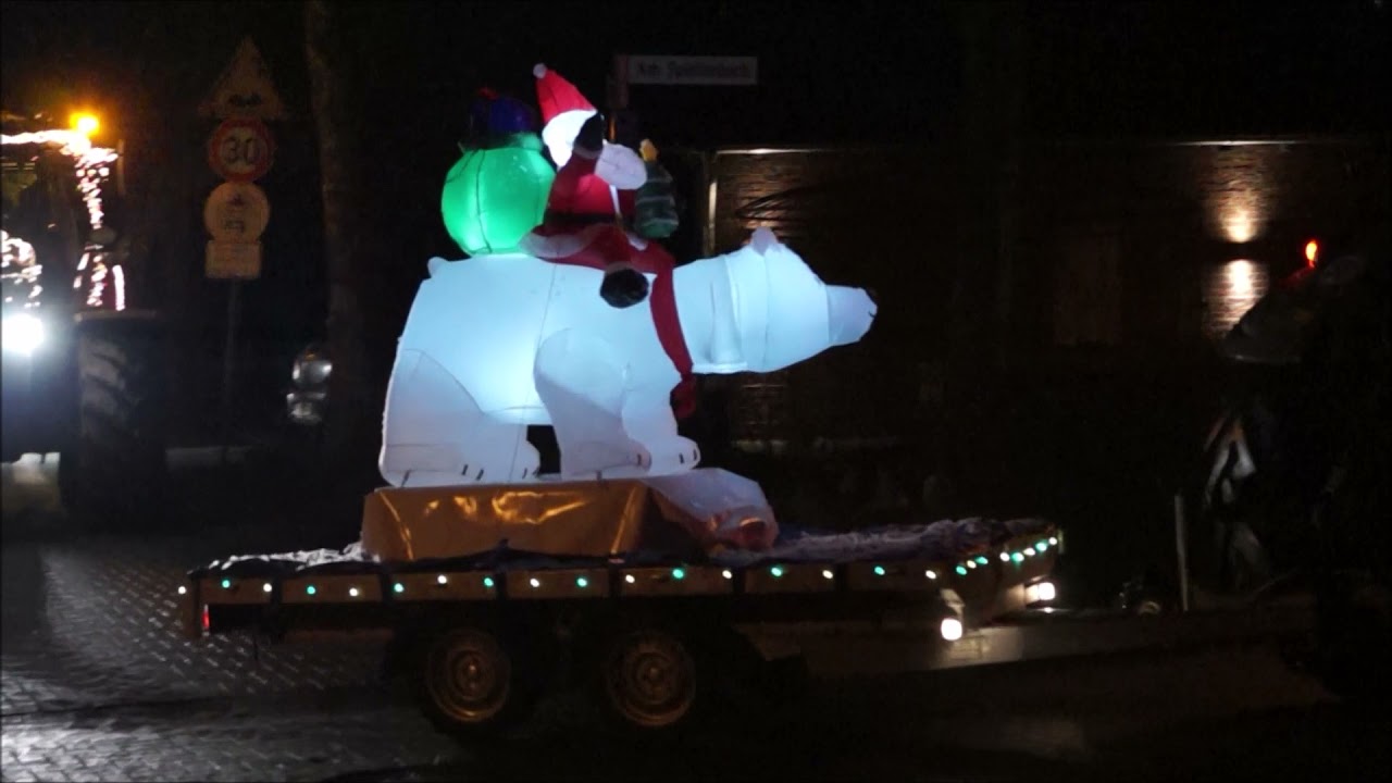 Ein Funken Hoffnung Gangelt Weihnachtskonvoi 2021 Trecker Traktoren Parade Selfkant Waldfeucht HS GK
