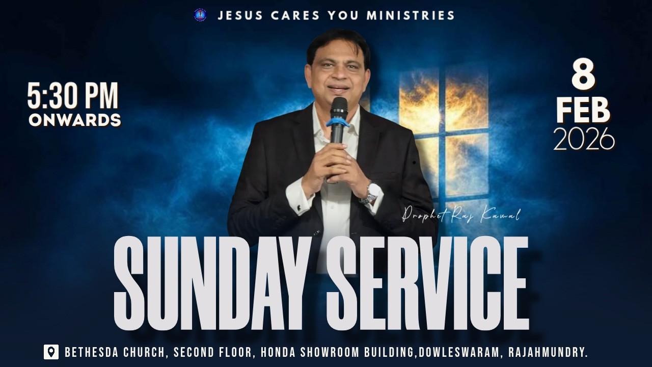 SUNDAY SERVICE -2 |08 -02-2026 | Prophet Raj kamal | RJY | #jcym #gospel