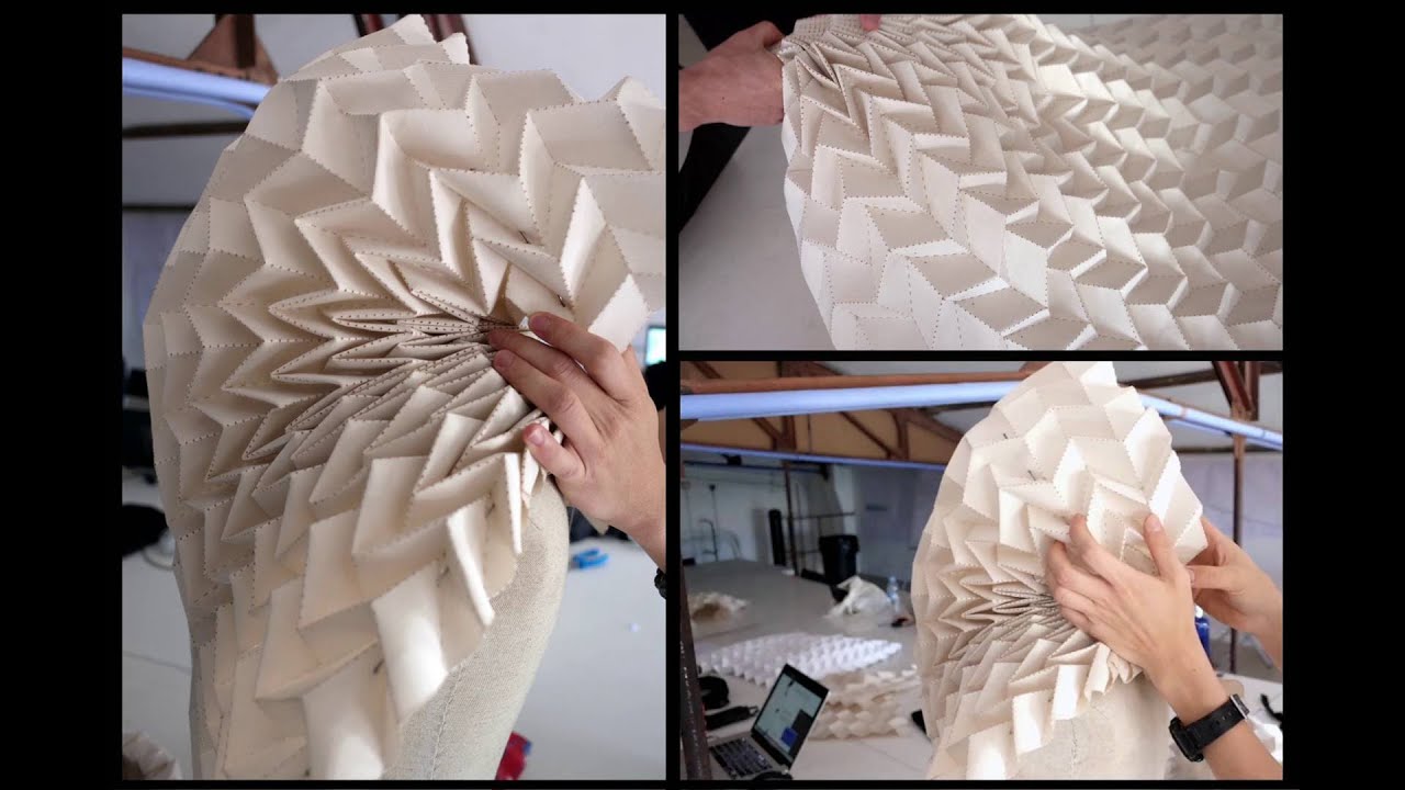 Miura Ori_skin Fabrication
