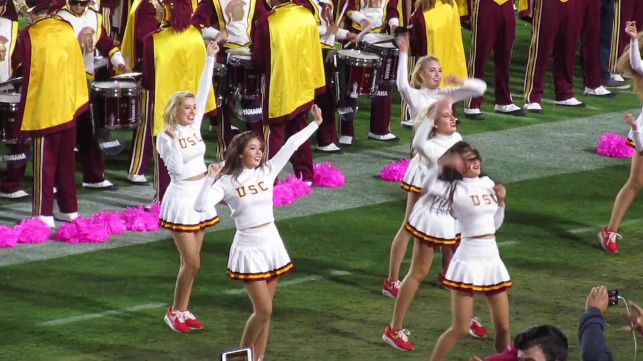 USC Song Girls – Post Game Rally 10/19/2019