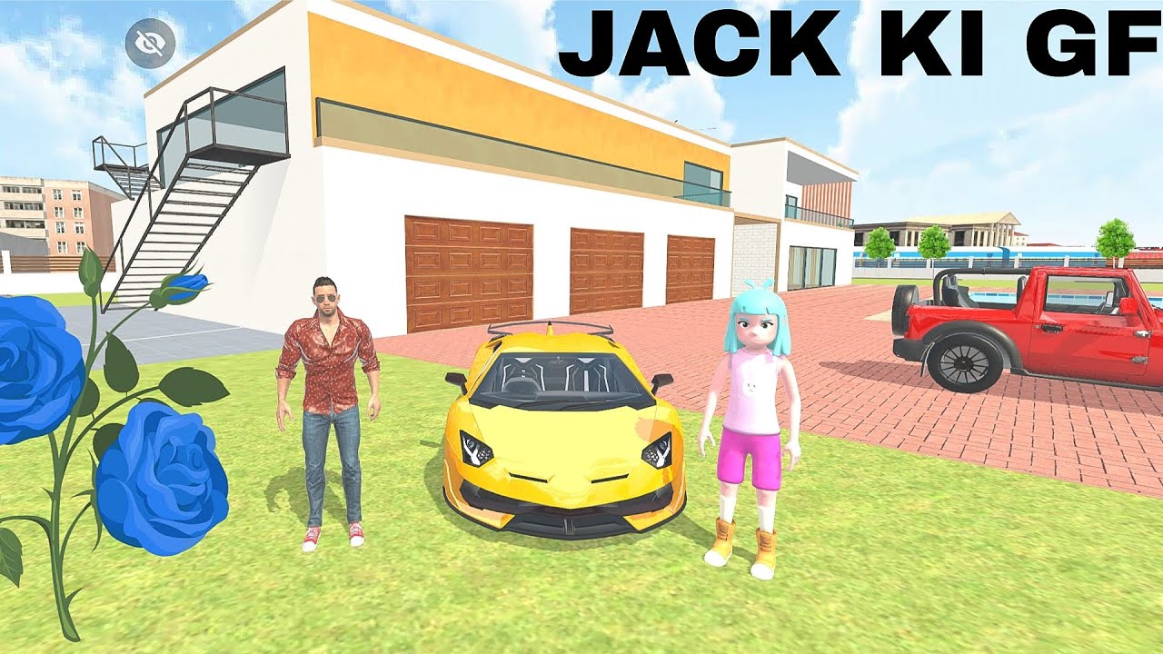 Jack ki girlfriend a gai 🤑💯 | Indian theft Auto simulator game 🎮🎯